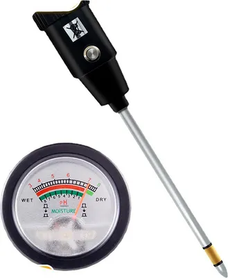 Zdjęcie produktu dla Miernik wilgotności pH gleby, 2 w 1, precyzyjny, czuły tester pH gleby ze stali nierdzewnej, higrometr
