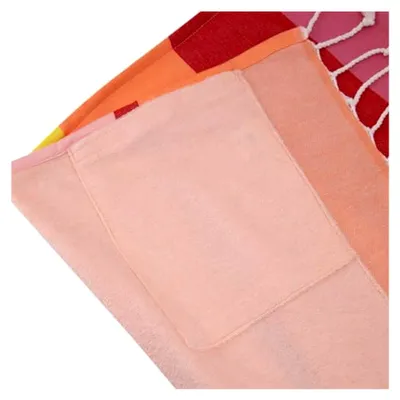 Produktbild von Hamam-Tuch Marrakesch, 90 x 170 cm, Baumwolle/Mikrofaser – Leichtes Strandtuch & Saunatuch, großes Hamamtuch für Strand, Sauna, Pool oder Reise, vielseitiges Badehandtuch