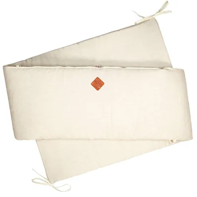 Image de Tour de lit Lino - 210 x 30 cm - Beige | par SEVIRA KIDS