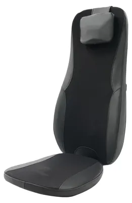 Produktbild von Massage Sitzauflage - Massagesitzkissen für Stuhl - Rücken- und Nackenmassage - Wärmefunktion - EU Stecker - Für Auto und Zuhause - Leicht und tragbar