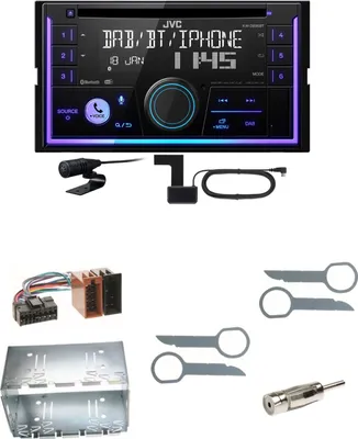 Produktbild von JVC KW-DB95BT Bluetooth Digitalradio USB CD Einbauset für Mercedes ML W163