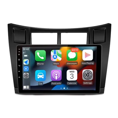 Produktbild von Carplay 9'' pro Toyota Yaris XP90 2005 - 2012 Android12 Autorádio GPS Navi SWC WIFI Bluetooth DAB+ 2+32G