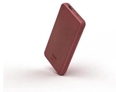 Produktbild von Hama Power Pack Fabric 10 10000mAh, Chili Red