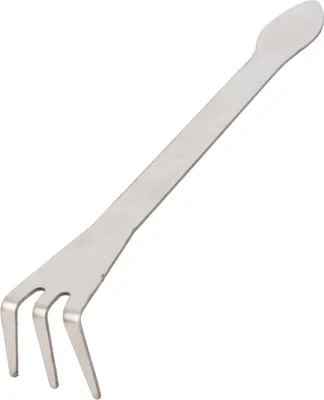 Zdjęcie produktu dla Grabie do korzeni ze stali nierdzewnej z 3 zębami do rozluźniania gleby Narzędzia do drzewek bonsai z ergonomicznym uchwytem