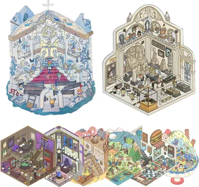 Zdjęcie produktu dla Naklejki 3D 8 sztuk, scrapbooking, do rękodzieła