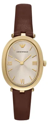 Produktbild von Emporio Armani Damen 34MM Goldfarbene Edelstahluhr, AR11708
