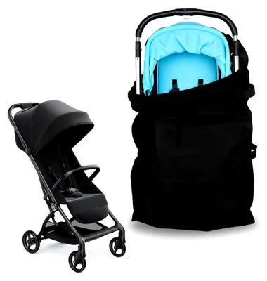 Produktbild von Transporttasche für Kinderwagen, universelle wasserdichte Schutzhülle, reißfest, 114x39x30 cm
