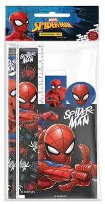 Obrázek produktu pro Sada psacích potřeb Spider-Man Web Head (5 dílů)