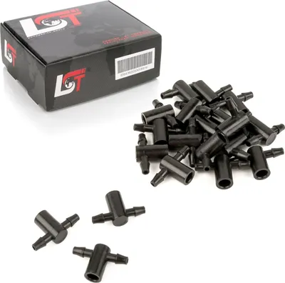 Produktbild von 25x Verteiler Emitter 2-Wege Bewässerungssystem Kupplung für 5 mm Schlauch