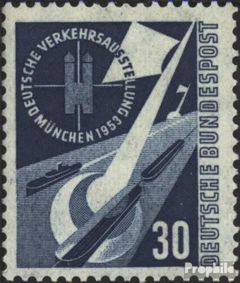 Produktbild von Briefmarken BRD (BR.Deutschland) 1953 Mi 170 postfrisch Deutsche Verkehrsausstellung
