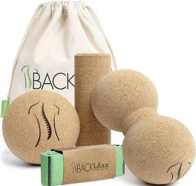 Produktbild von Famanu Faszienrolle Set für Faszienmassage - Muscleroller mit Tragetasche