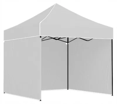 Produktbild von Ekspand | Partyzelt 3x3m - Weiß - Faltbar - Ideal für Gartenfeste - Wetterfest und Stabil