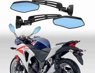 Produktbild von Motorrad-Achterspiegel 1 Paar Universal - Schwarz - Motorradzubehör