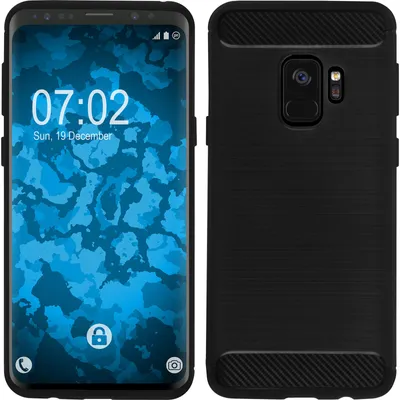 Produktbild von PhoneNatic Case kompatibel mit Samsung Galaxy S9 Plus - schwarz Silikon Hülle Ultimate Cover
