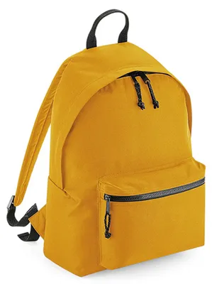 Produktbild von BagBase BG285 | Recycled Backpack, 31 x 42 x 21 cm - Farbe: Mustard - Größe: 31 x 42 x 21 cm