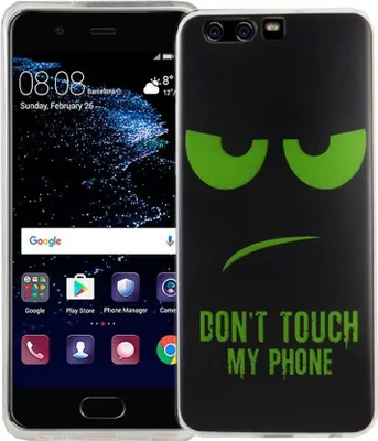 Produktbild von Dont Touch My Phone Handyhülle Huawei P10 Silikon