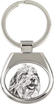 Obrázek produktu pro Bergamský ovčák - klíčenka s psem, klíčenka s potiskem, personalizovaná přívěska značky Art-Dog