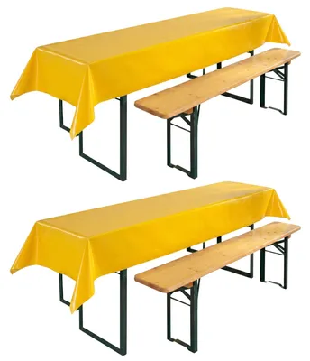 Produktbild von Beautex Party Tischdecke abwaschbar 100x250, für Biertisch geeignet