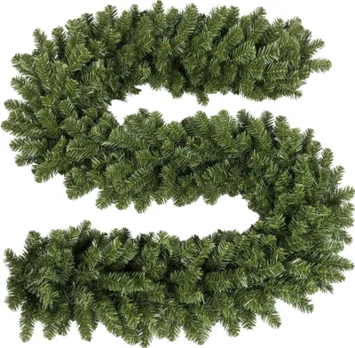 Produktbild von Weihnachtsgirlande 270 cm Ruhhy extradicht 29 cm Breite, formbar PVC-Zweige mit Metalldraht, innen & außen