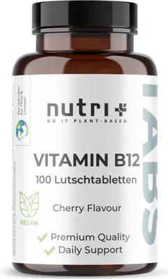 Produktbild von nutri+ Vitamin B12 Lutschtabletten, 100 Tabletten