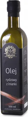 Zdjęcie produktu dla Olej rydzowy z lnianki dr. Budwig 500ml Naturini