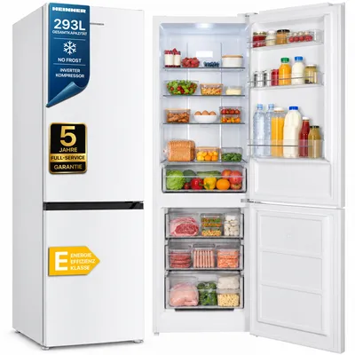 Produktbild von Heinner HCNF-HM293INVE++ Kühl-Gefrierkombination 293 L, No Frost, Inverter, Wendetür, Weiß