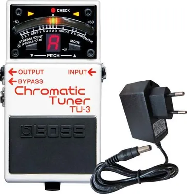 Image de Accordeur chromatique Boss TU-3 avec adaptateur secteur