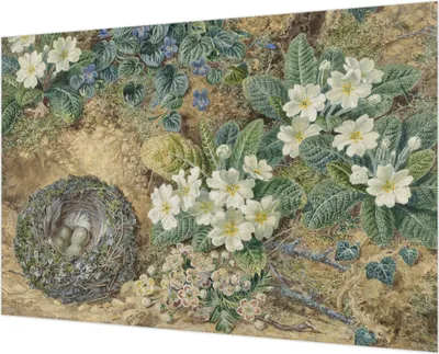 Produktbild von Wandtapete - Dekorative Tapete für Wohnzimmer - Tapetenfolie für Wanddekoration - 152x104 cm - Frühlingskomposition