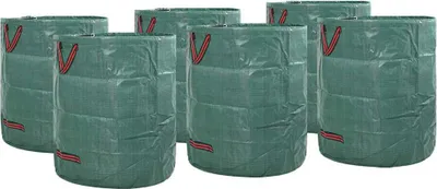 Image de Sacs à Déchets de Jardin 12 pcs Vert 45 x 45 x 76 cm