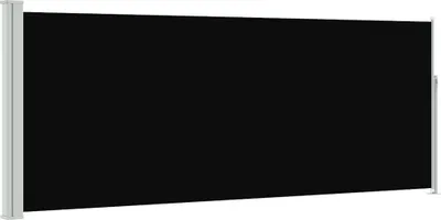 Image de vidaXL Marquise latérale extensible 120x300 cm Noir