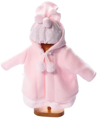 Obrázek produktu pro Asi – oblečení pro panenky: dufflecoat a šaty – růžový komplet pro panenky