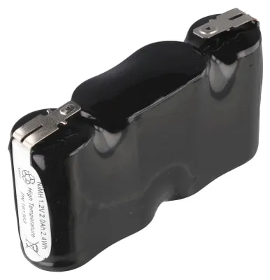 Imagen del producto de Batería recargable NiMH de 4,8V y 1800mAh, tipo Sub-C, con conector Faston de +6,3mm / -4,8mm, reemplaza a la batería Kaufel 11190046