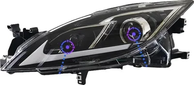 Obrázek produktu pro Kryt světlometu, technologie LED, kompatibilita s Mazdou 6, světlomety LED