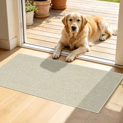 Productafbeelding van Antislip mat voor binnen, 43x76 cm, wasbaar, zeer absorberend, ultradun