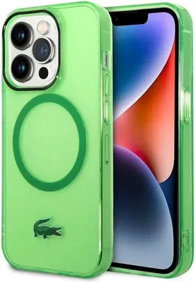 Produktbild von Lacoste iPhone 15 Pro Backcover - Grün