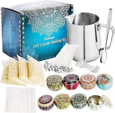 Produktbild von Famanu Kerzenherstellungsset - DIY Geschenkset für Erwachsene und Anfänger