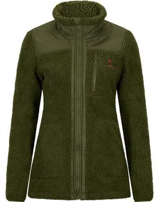 Produktbild von il Lago Red Level Faserpelzjacke Cumbria Damen, beheizbar (Oliv) Größe XL