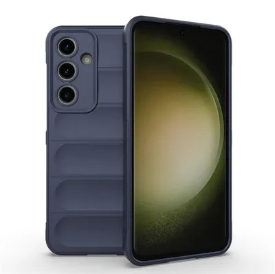 Produktbild von MobyDefend Hülle für Samsung Galaxy S24 FE - TPU Gripcase - Blau