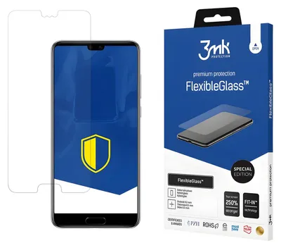 Produktbild von 3mk Display Hybridglas FlexibleGlass für Huawei P20 0,3mm 7H