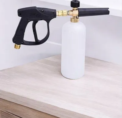 Immagine prodotto di Idropulitrice Pistool - Lancia schiumogena per autolavaggio - Idropulitrice con serbatoio per sapone da 1 litro