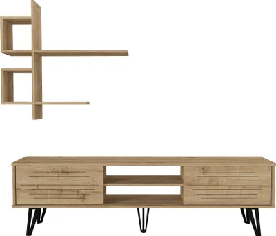 Produktbild von Wohnwand Fred Saphir 180x51x35 cm