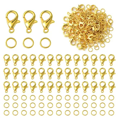 Schmuckverschlüsse Gold 50 Stück für DIY Armbänder Ketten