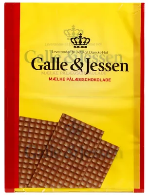 Image de Galle & Jessen Mælk Pålægschokolade (lait entier) 2x108g - Chocolat à tartiner