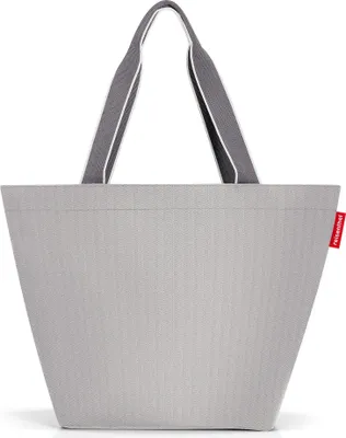 Produktbild von reisenthel shopper M, Einkaufstasche, Tragetasche, Tasche, Herringbone Grey, 15 L, ZS7074