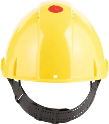 Produktbild von 3M™ Schutzhelm Bauhelm mit Uvicator Gelb Anpassung mit Arretierstift Forstschutzhelm