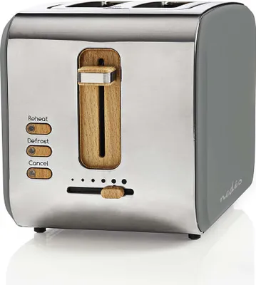 Produktbild von Toaster | Soft Touch Serie | 2 Steckplätze | Bräunungsstufen: 6 | Auftaufunktion | Grau