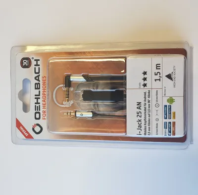 Produktbild von Oehlbach Mobiles Kopfhörerkabel für Android i-Jack 25 AN 1 Stück Neu