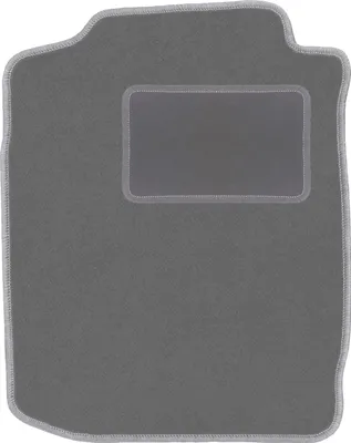 Produktbild von Fahrerfußmatte Velours graphit passend für Toyota Corolla E11 (1997-2001, Schrägheck) – mit Befestigungen – passgenau