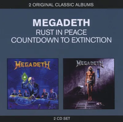 Obrázok produktu pre Megadeth: Rust In Peace / Countdown To Extinction - EMI - (CD / Titel: H-P)