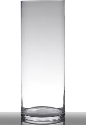 Produktbild von Hatchet Glasvase - Zylinder - Glas - transparent - 19 x 50 cm